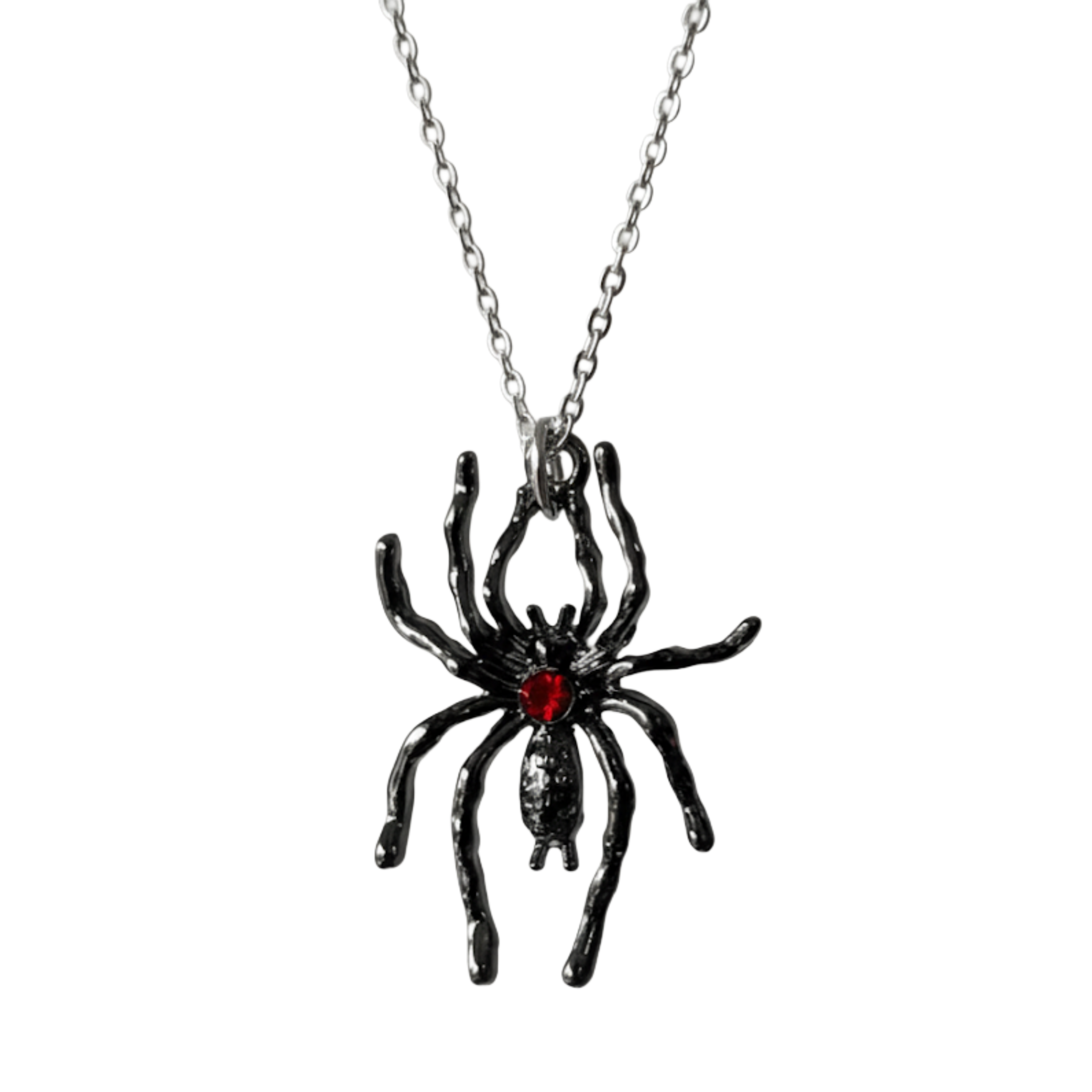 calvyr Red spider pendent chain