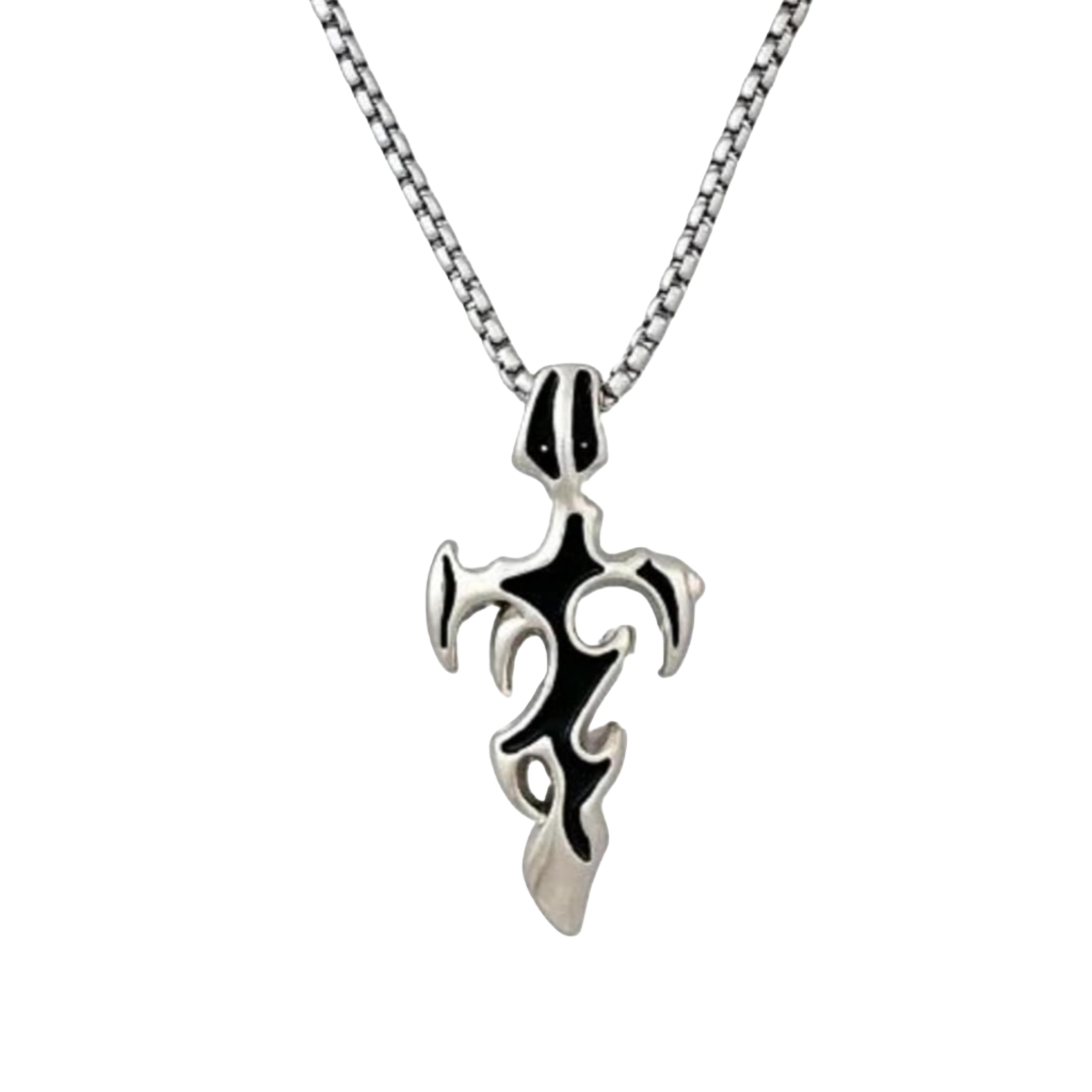 Calvyr Tribal Flame Pendant Chain