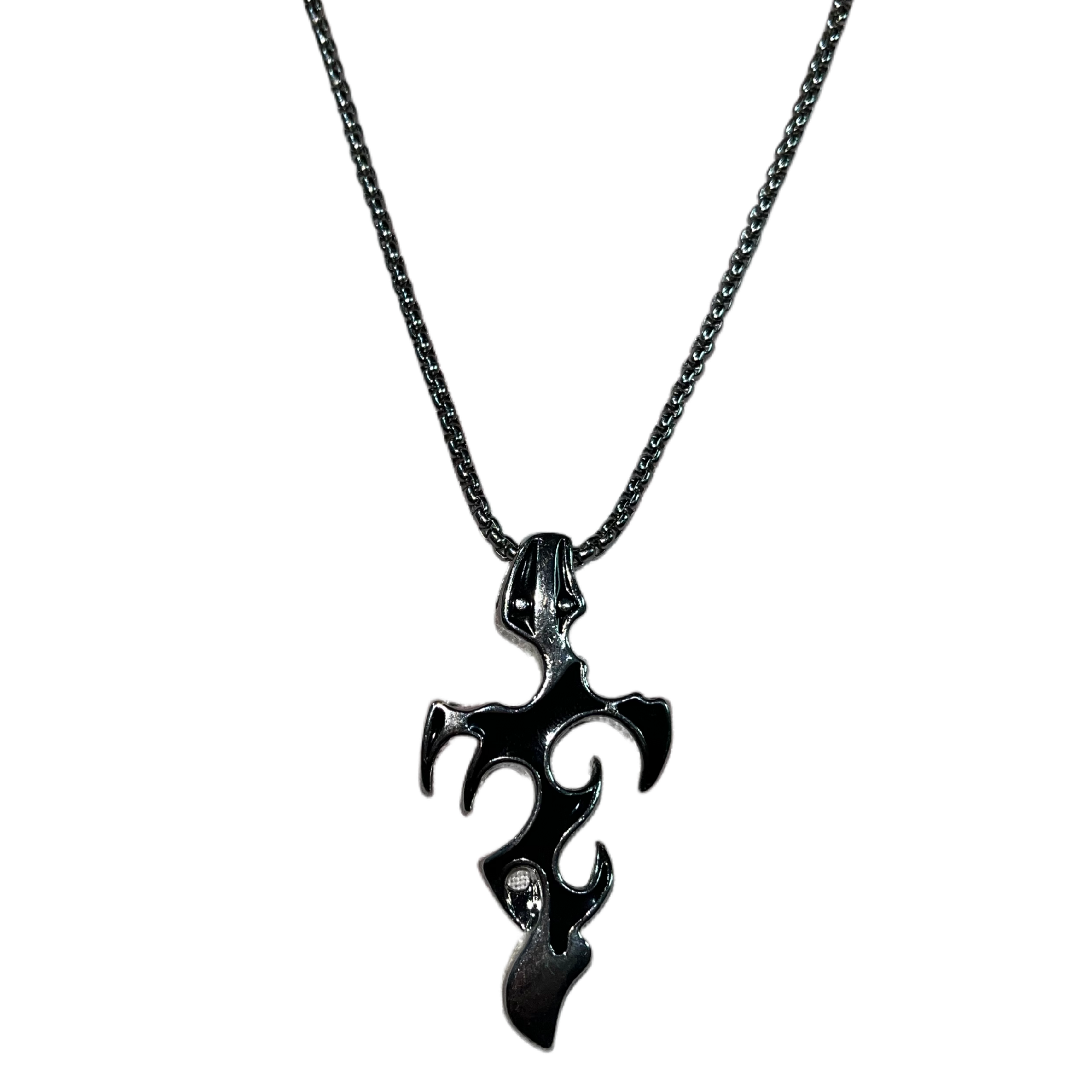 Calvyr Tribal Flame Pendant Chain