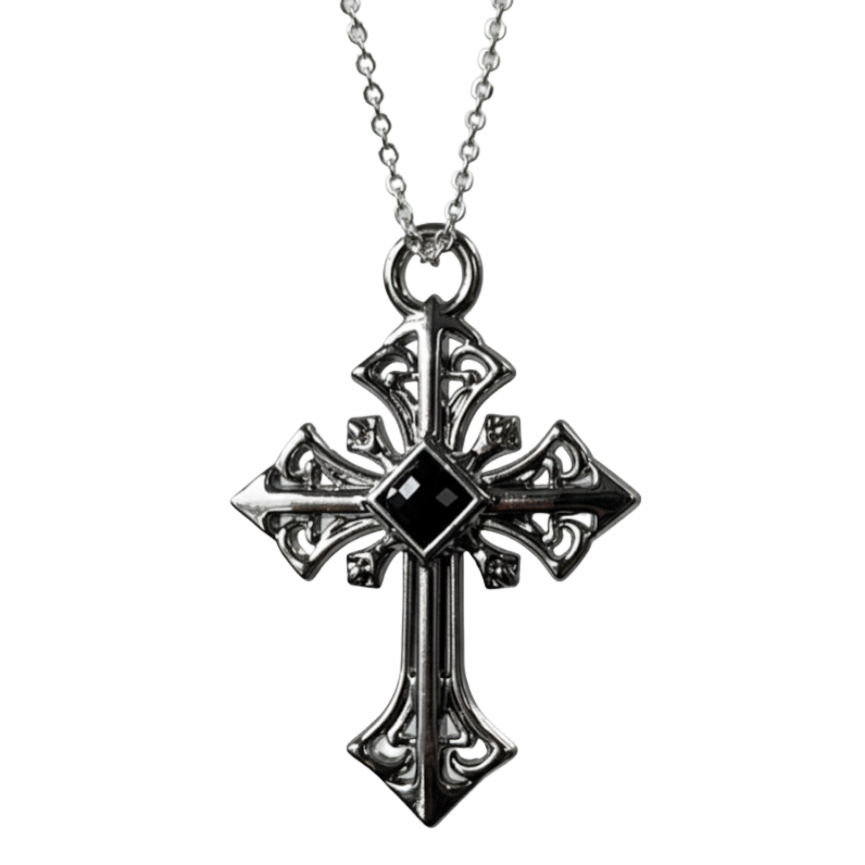 calvyr Black onyx pendent chain